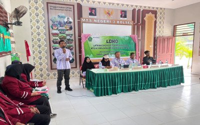 MTsN 3 Bolsel Gelar LDKO:  Kepala Madrasah Tekankan Kepemimpinan Islami dan Keorganisasian